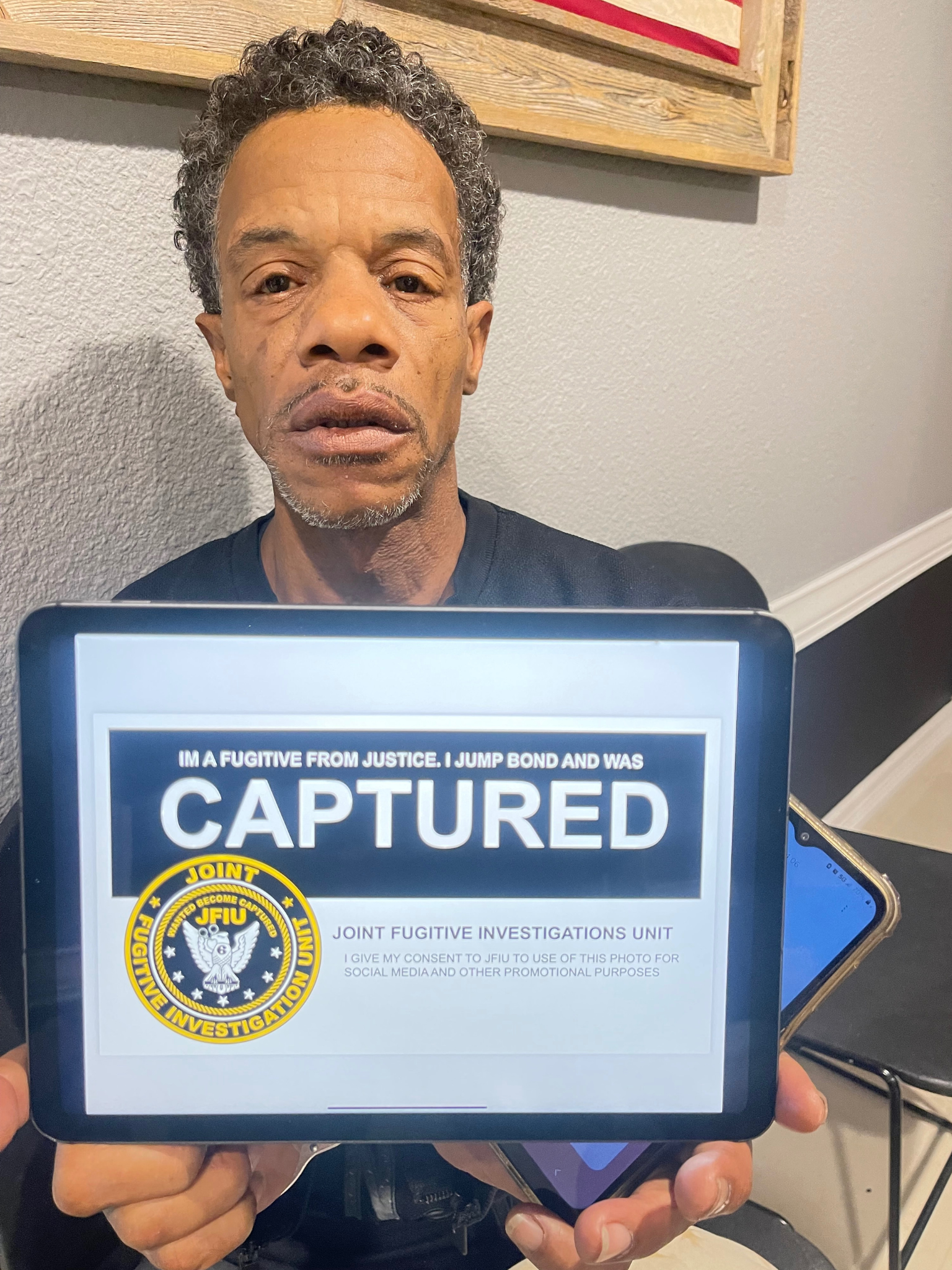 JFIU Captured Nicholas in Houston Texas